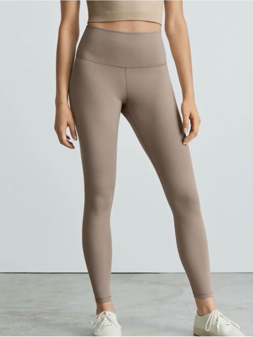 Everlane Perform Legging Ankle in Burnt Sugar